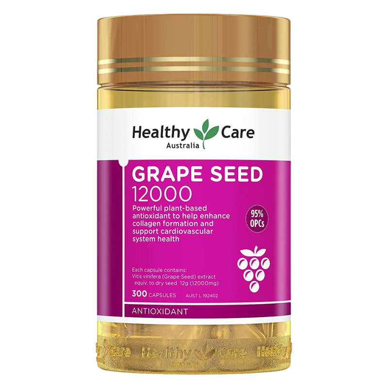 Healthy Care Grape Seed 12000 (300 Capsules)
