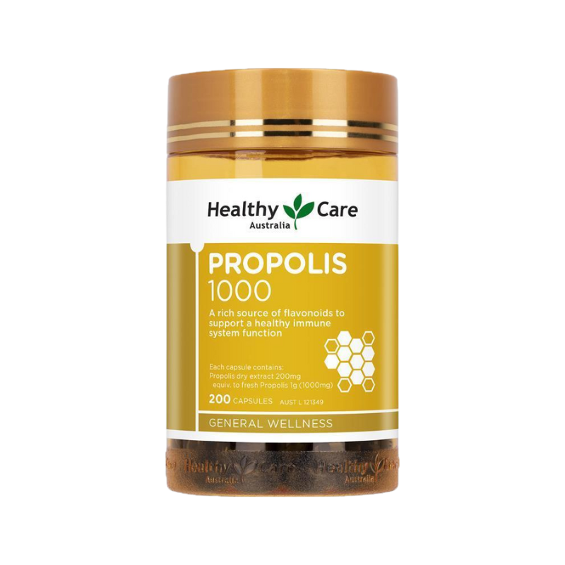 Healthy Care Propolis 1000mg (200 Capsules)