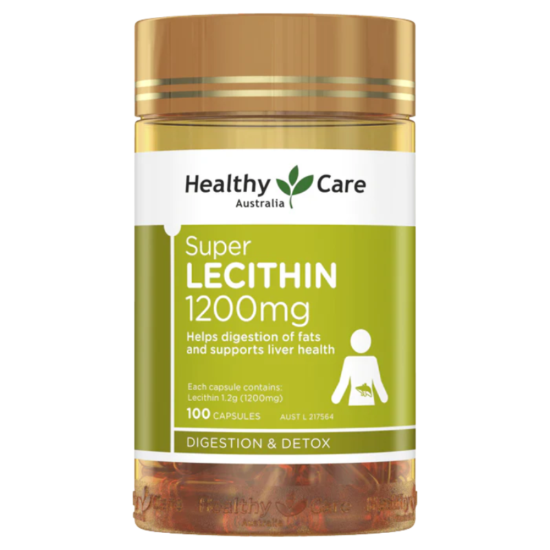 Healthy Care Super Lecithin 1200mg (100 Capsules)