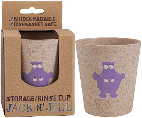 Jack & Jill Rinse Cup - Hippo