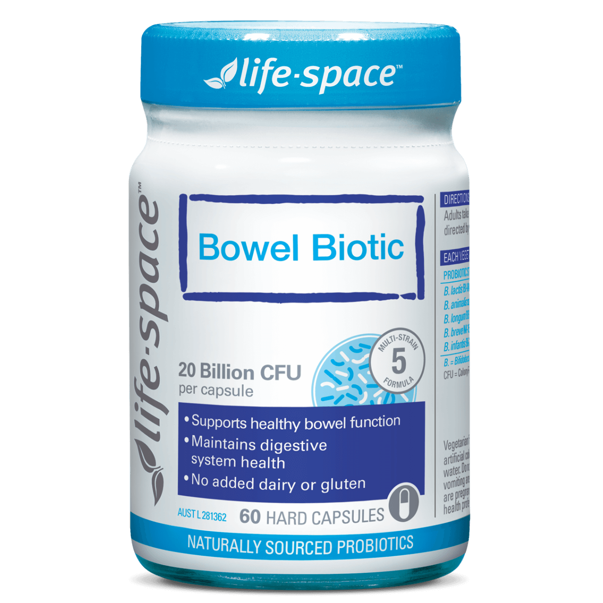 Life Space Bowel Biotics 60 capsules