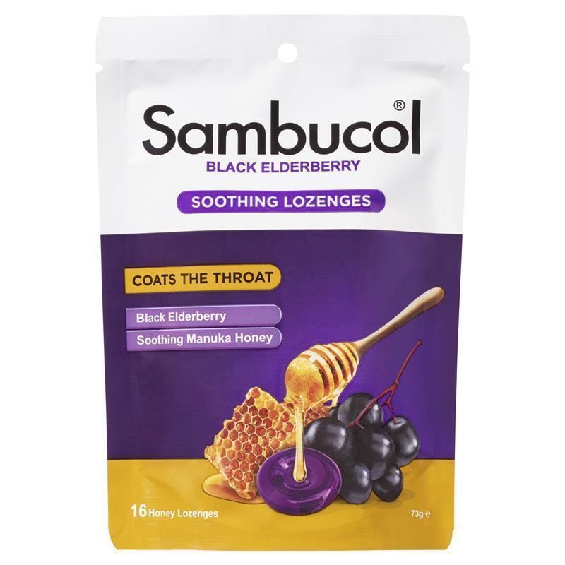 Sambucol Relief Throat Lozenges 16s