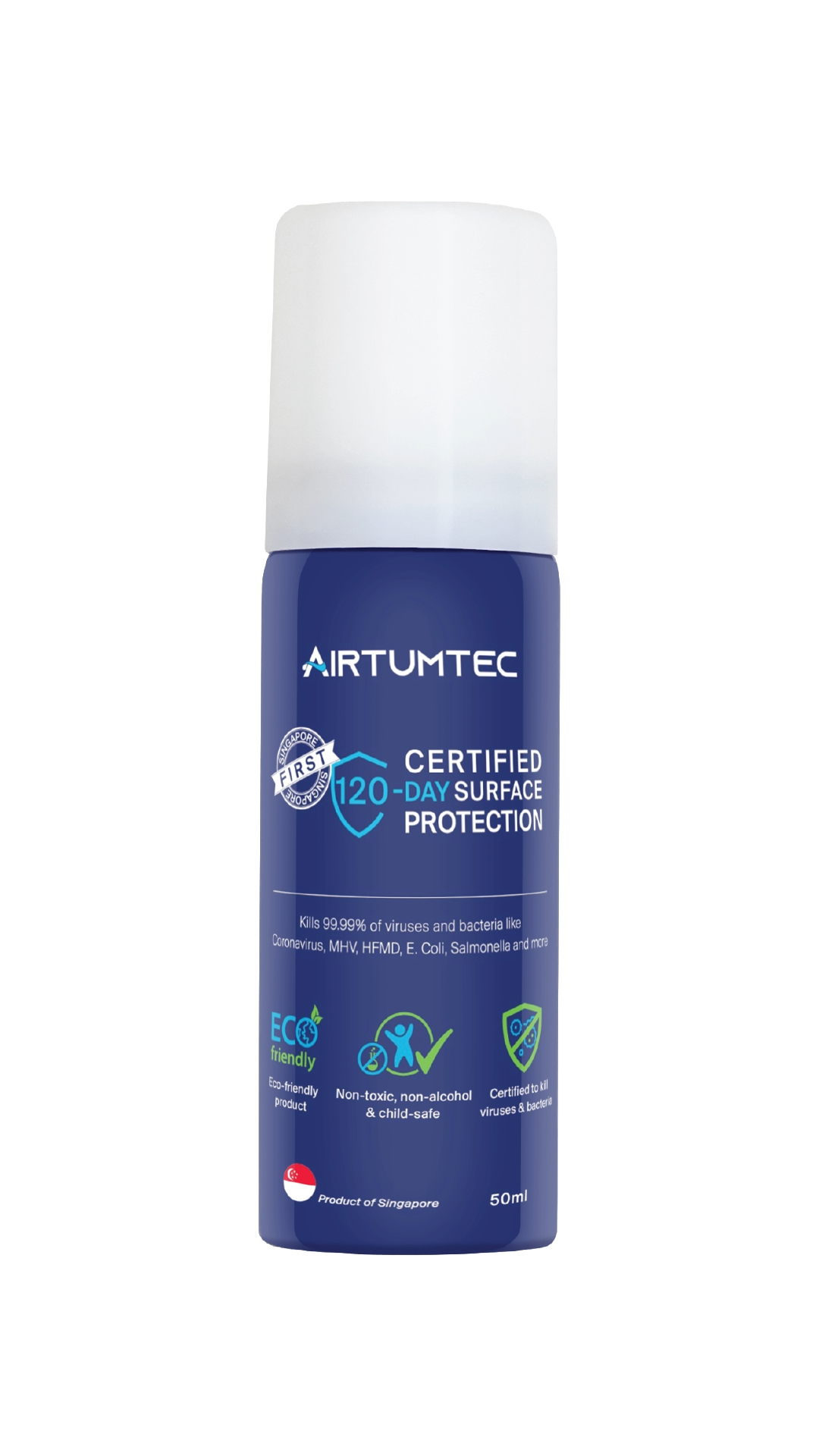 AirTumtec Self-disinfecting Antimicrobial Spray 50ml