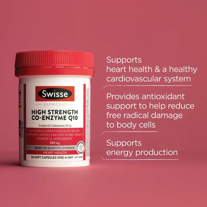 Swisse High Strength CoQ10 300mg 90 Capsules