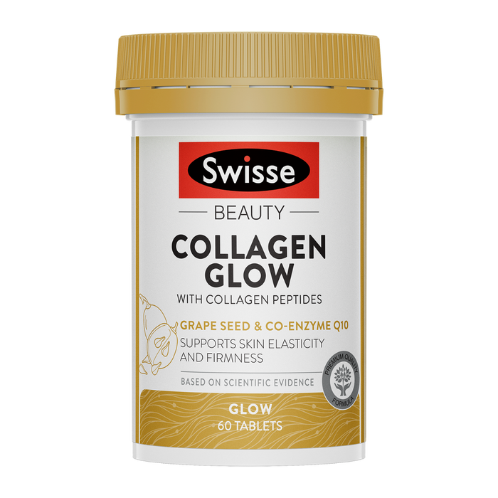 Swisse Beauty Collagen Glow with Collagen Peptides 60 / 120 Tablets