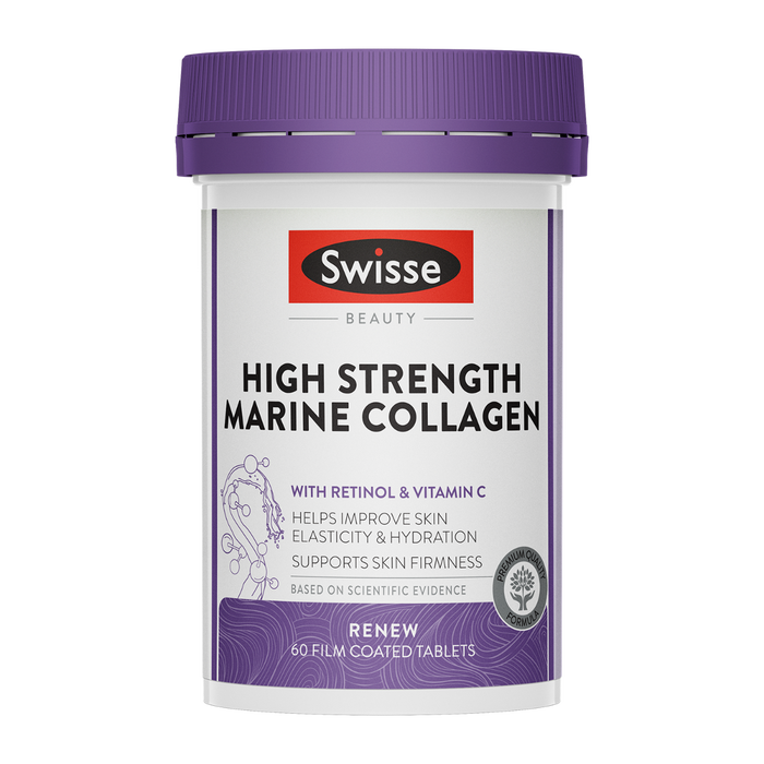 Swisse Beauty High Strength Marine Collagen 60 Tablets