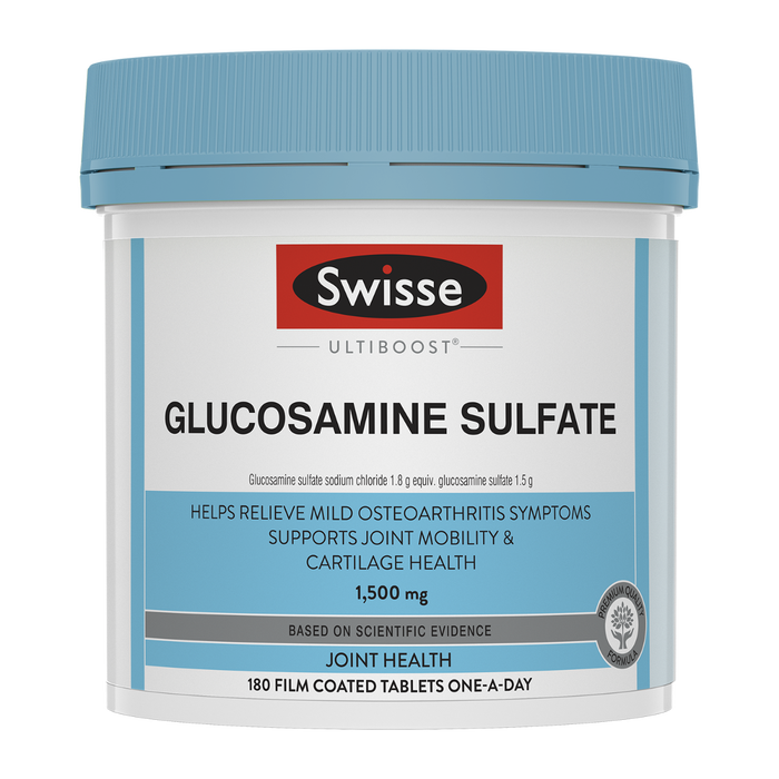 Swisse Glucosamine Sulfate 1,500mg 180 / 210 Tablets