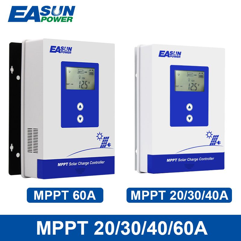 Easun MPPT Solar Charger Controller 60A 40A 30A 20A 12V 24V