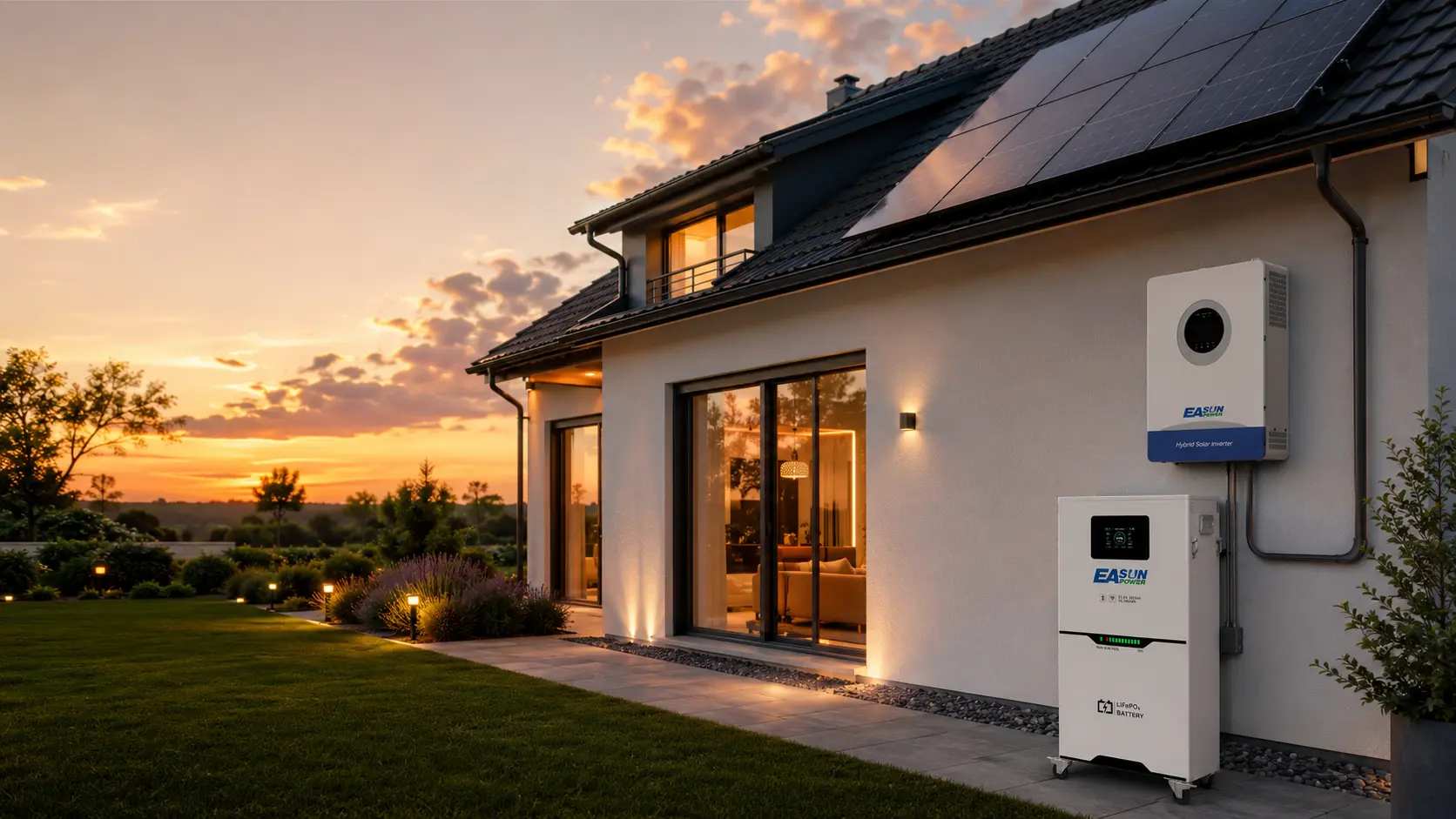 EASUN 15kWh home backup and solar storage system