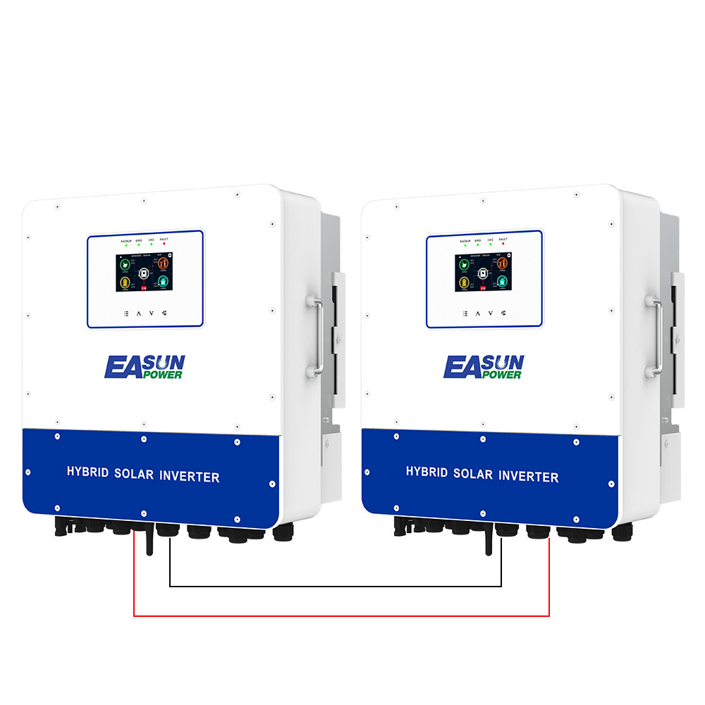 Easun 6kW 48V Hybrid Solar Inverter Dual MPPT Battery-Feedin IP65 WiFi 