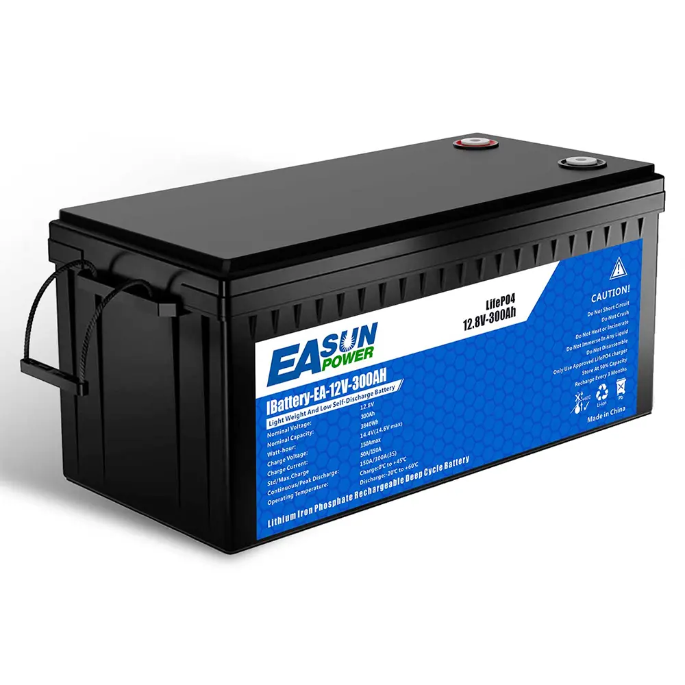 Easun Power 12V 300AH LiFePO4 Battery Pack BMS Grade A Cell No Tax Support Parallel