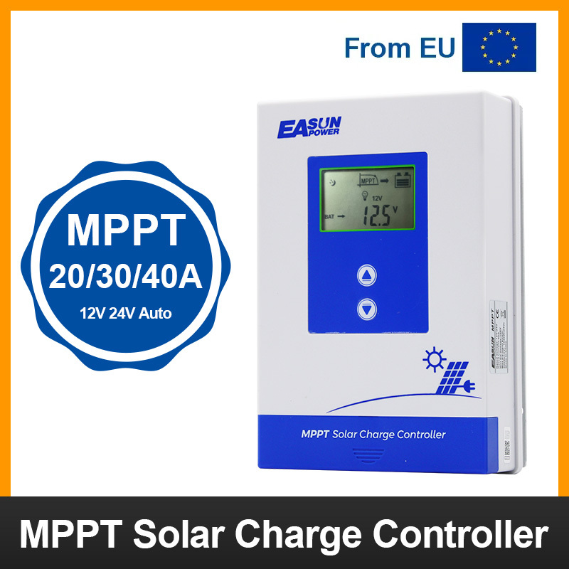 Easun MPPT Solar Charger Controller 40A 30A 20A 12V 24V