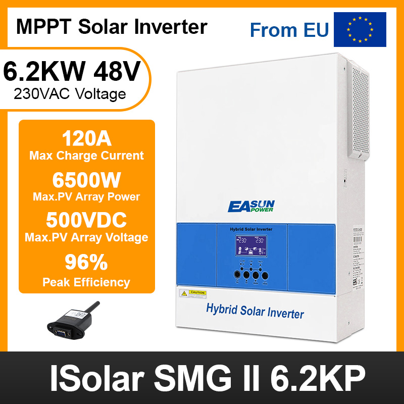  Easun 5.6KW Off Grid Inverter 100A MPPT Charger Parallel 3 Phase With WiFi