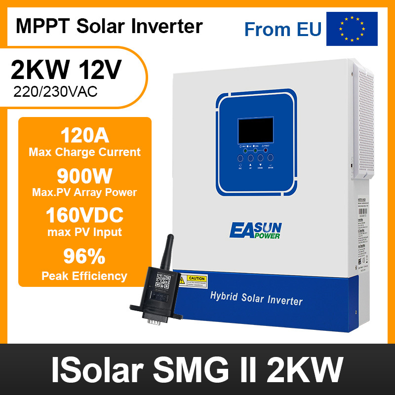 Easun Power 2KW Solar Inverter 60A MPPT Solar Controller With WIFI