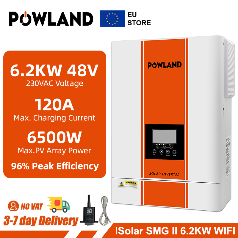 Easun 6.2KW Off Grid Inverter 120A MPPT Charger With WiFi NO parallel