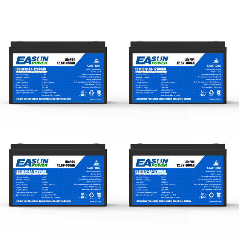 Easun 5kwh 10kwh Portable LiFePO4 Battery 48V 100Ah 200Ah 10 Years War
