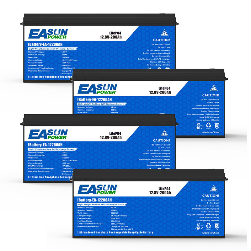 Easun 5kwh 10kwh Portable LiFePO4 Battery 48V 100Ah 200Ah 10 Years Warranty
