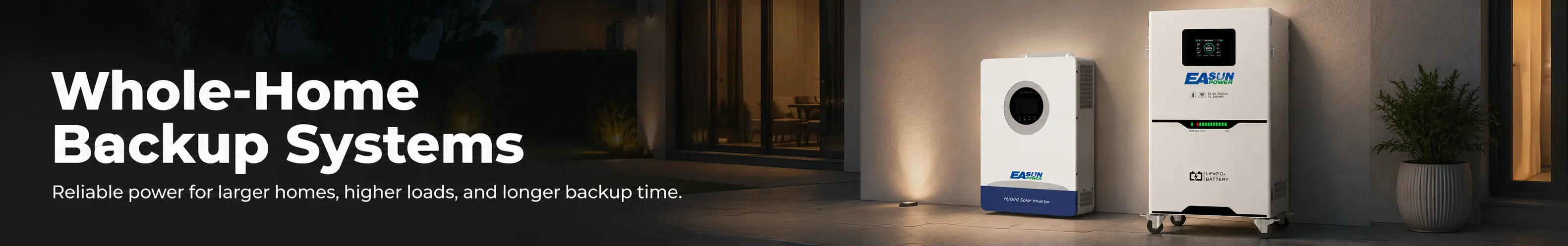 Whole-Home Backup Systems