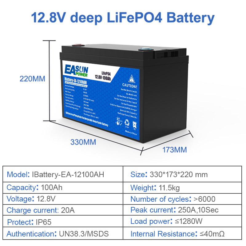 Easun 5kwh 10kwh Portable LiFePO4 Battery 48V 100Ah 200Ah 10 Years Warranty
