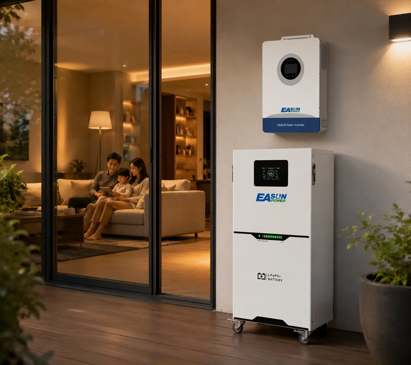 Whole-home backup scene