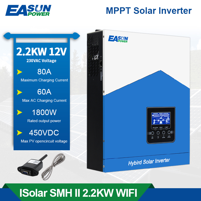 Easun Power 2KW Solar Inverter 60A MPPT Solar Controller With WIFI
