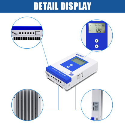Easun MPPT Solar Charger Controller 40A 30A 20A 12V 24V