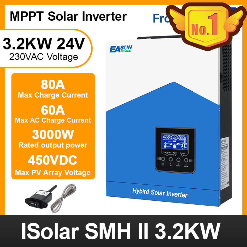 Easun Power 3.2KW Solar Inverter 80A MPPT Off Grid Inverter With WiFi
