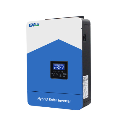 EASUN 4.2K MPPT Solar Inverter 24V 220V Pure Sine Wave Off Grid Hybrid Inverter 110A