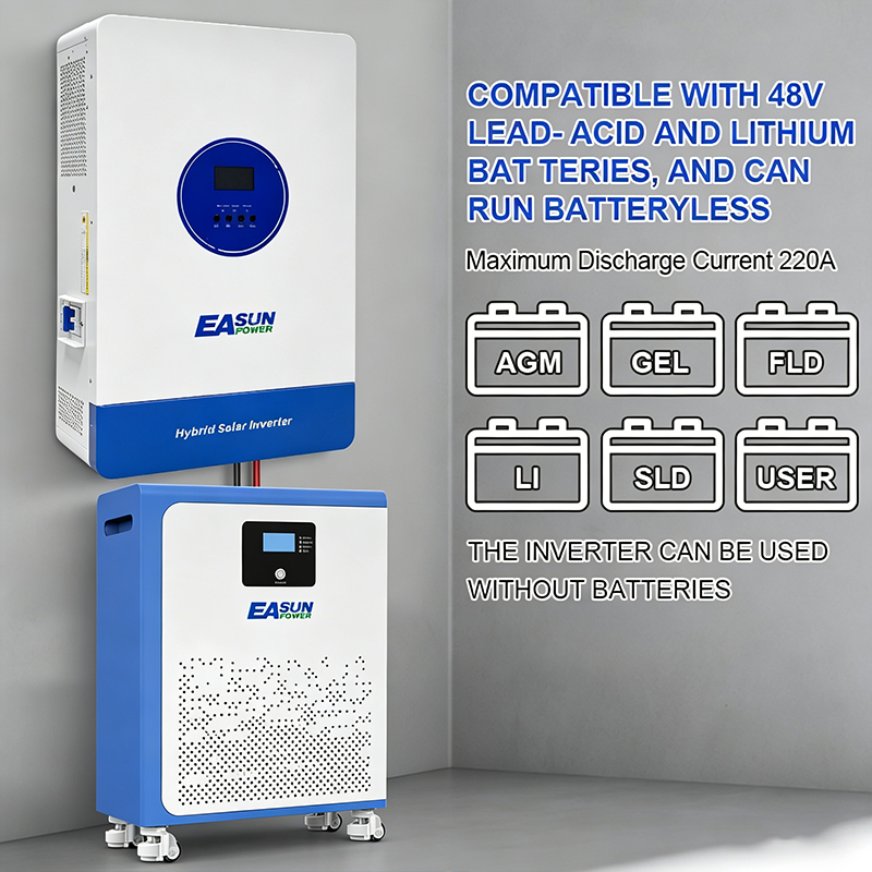Easunpower 11KW Off Grid Inverter 150A MPPT Charger With WiFi 