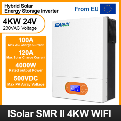 Easun 4KW Off Grid Inverter 24V MPPT With WiFi BMS activation-Easun Power Factory Store