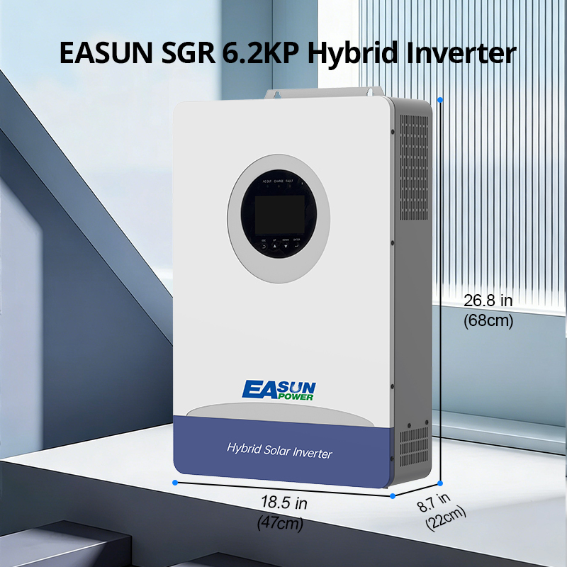EASUN POWER 12KW 48V Hybrid Inverter 150A Solar Charger Dual MPPT WIFI