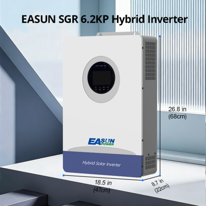 EASUN POWER 12KW 48V Hybrid Inverter 150A Solar Charger Dual MPPT WIFI
