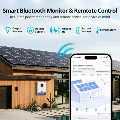 EASUN POWER 6200W 48V Hybrid Inverter 100A MPPT Support Parallel with WIFI