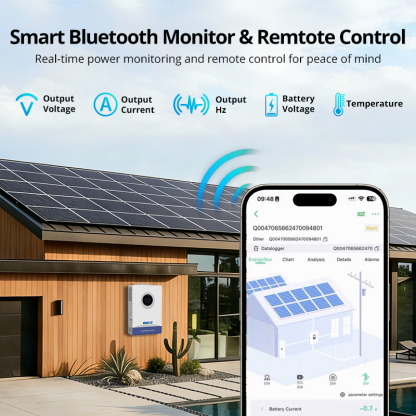 EASUN POWER 12KW 48V Hybrid Inverter 150A Solar Charger Dual MPPT WIFI