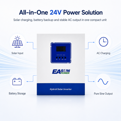 Easun Power 3.6KW Solar Inverter 120A MPPT Solar Charge Controller  With Wifi