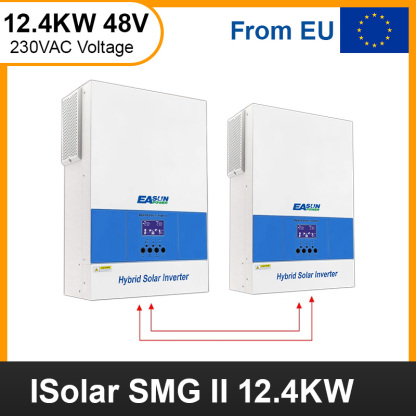 EASUN Solar Inverter 12.4KW MPPT 220V 48V PV 500VDC Input Support Parallel Inverter Built-In 120A Solar Charger With WIFI-Easun Power Factory Store