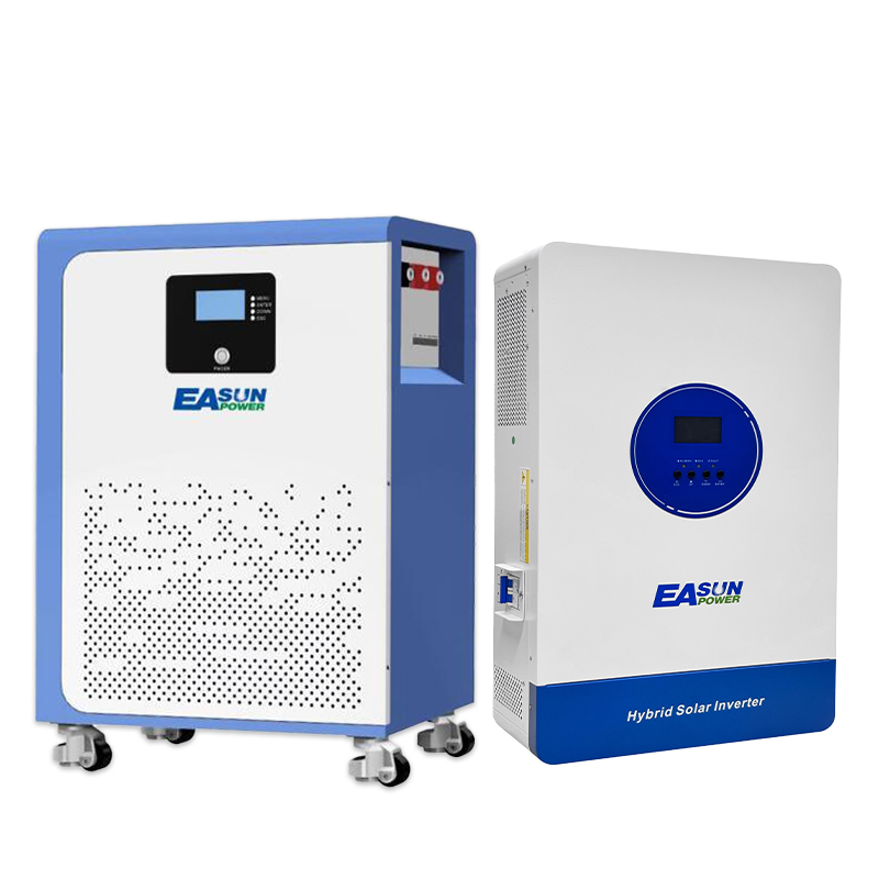 Easun 5kwh 10kwh 15kwh Powerwall 48v Lifepo4 Battery 51.2v 100Ah 200Ah 300Ah 10 Years Warranty
