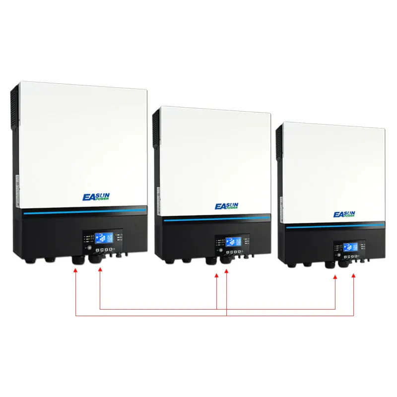Easun 11KW Off Grid Inverter 150A Double MPPT Input Parallel 3 Phase