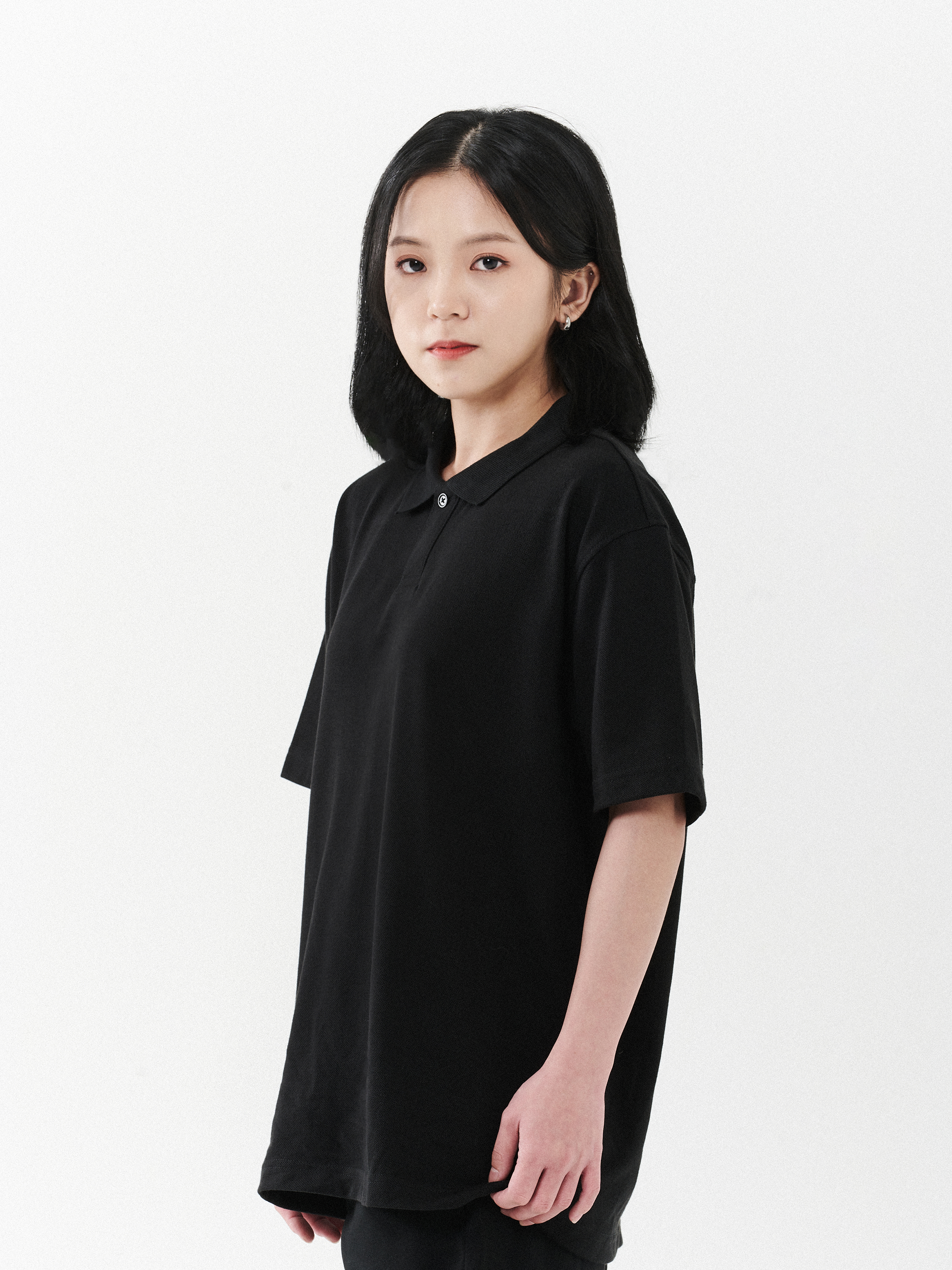 Slim Fit Polo Shirt | Black