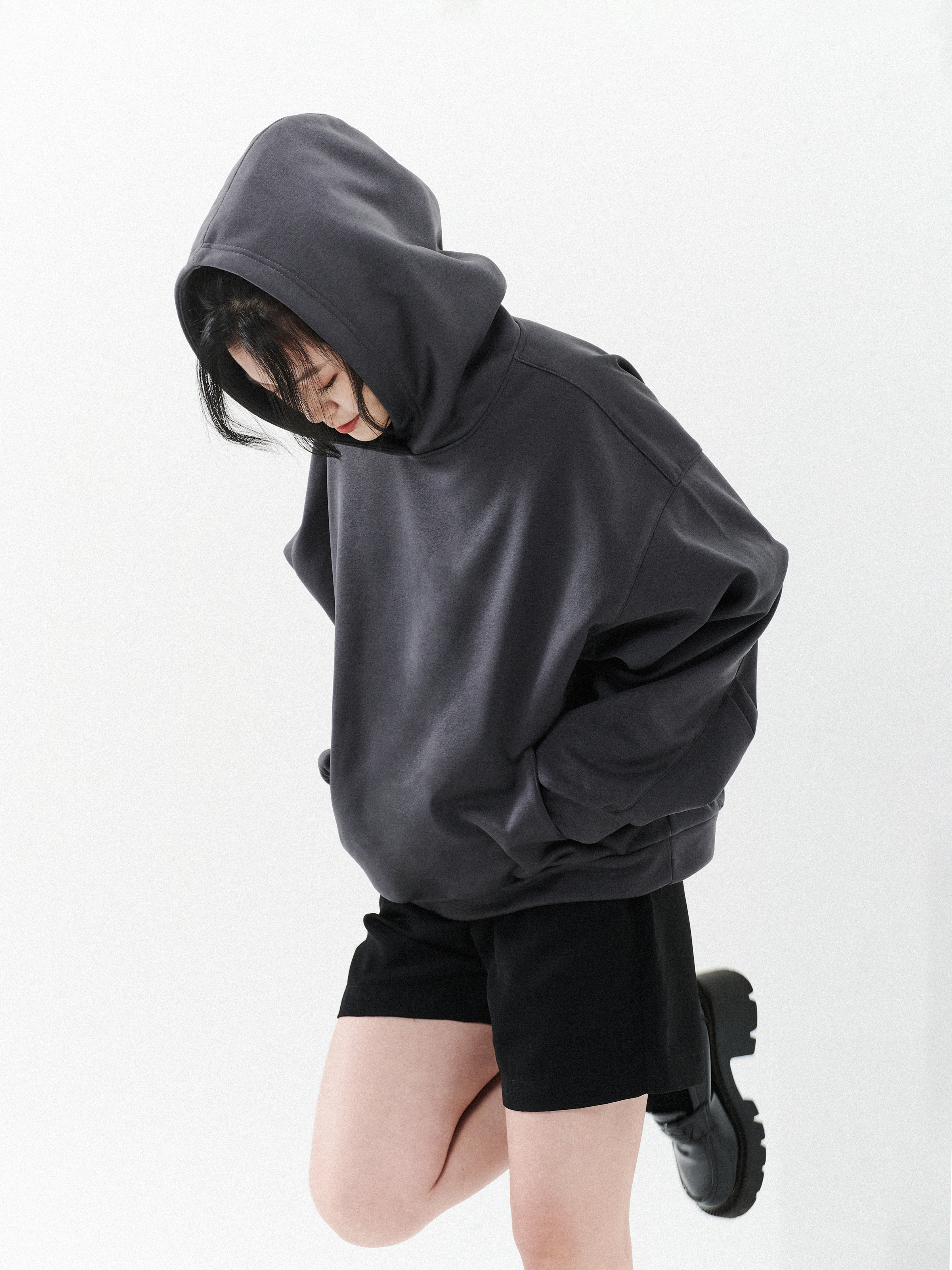 Relaxed Fit Fleece Hoodie