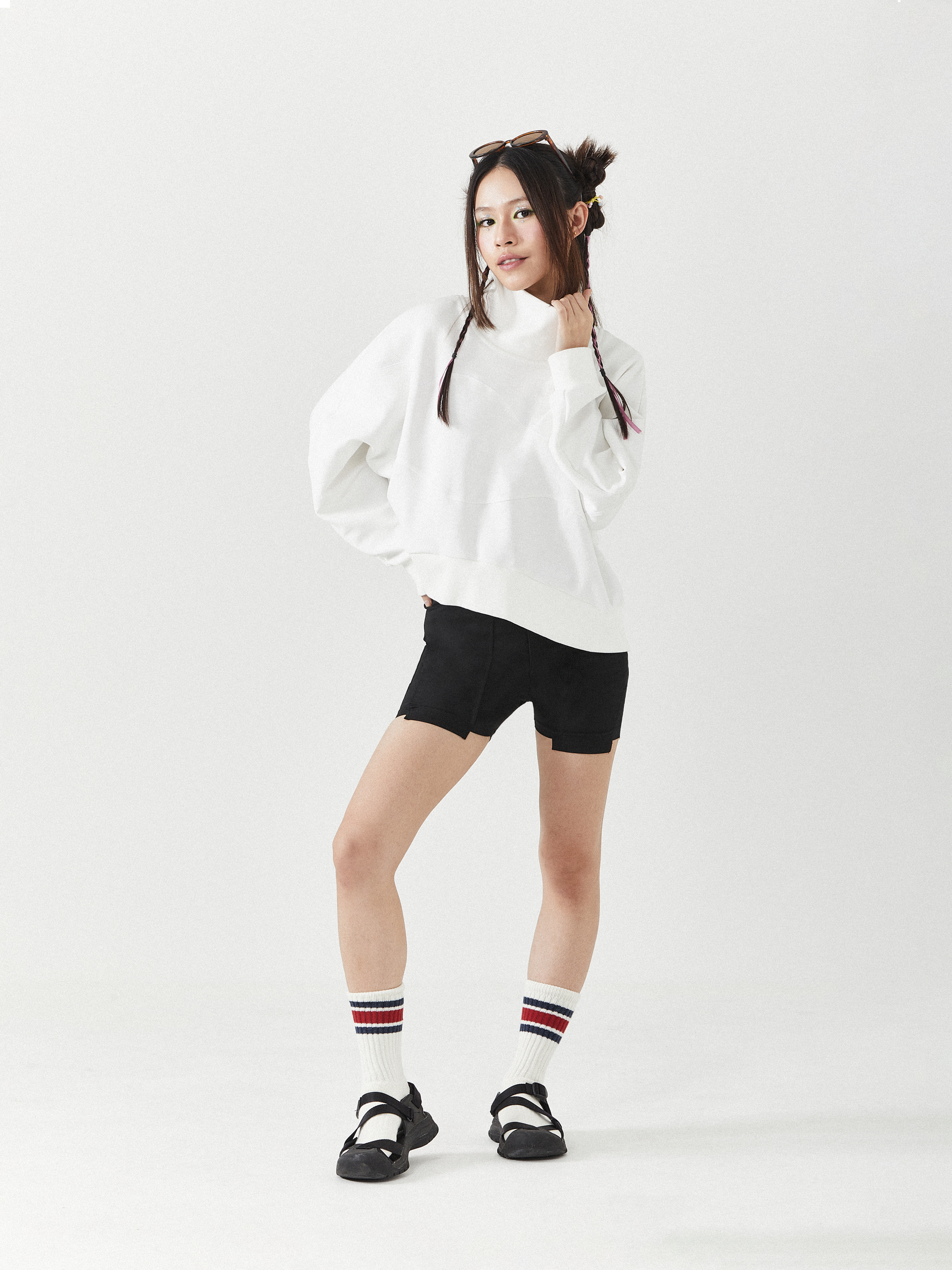 Oversize High Neck Sweater