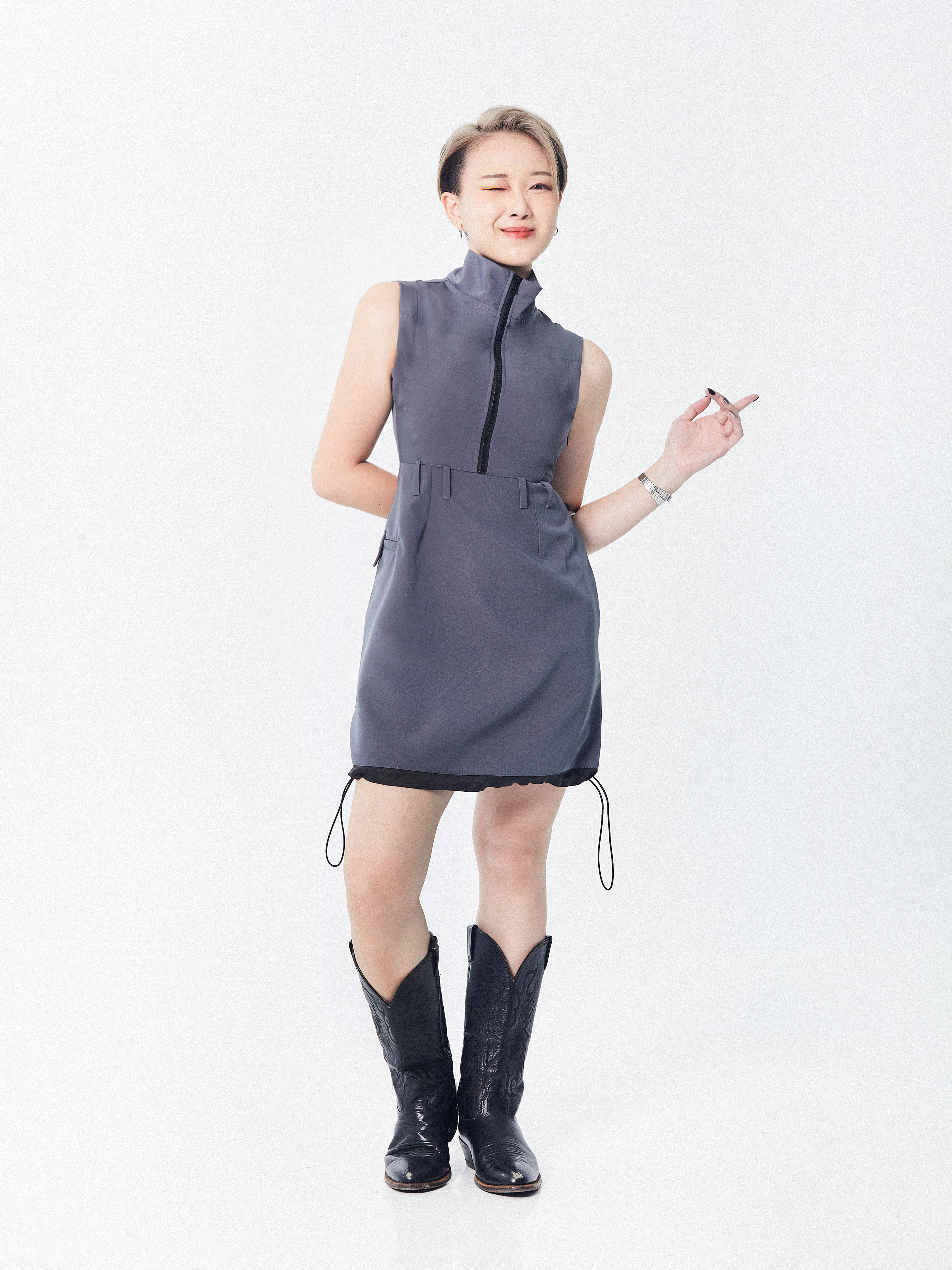 Sleeveless Cargo Dress