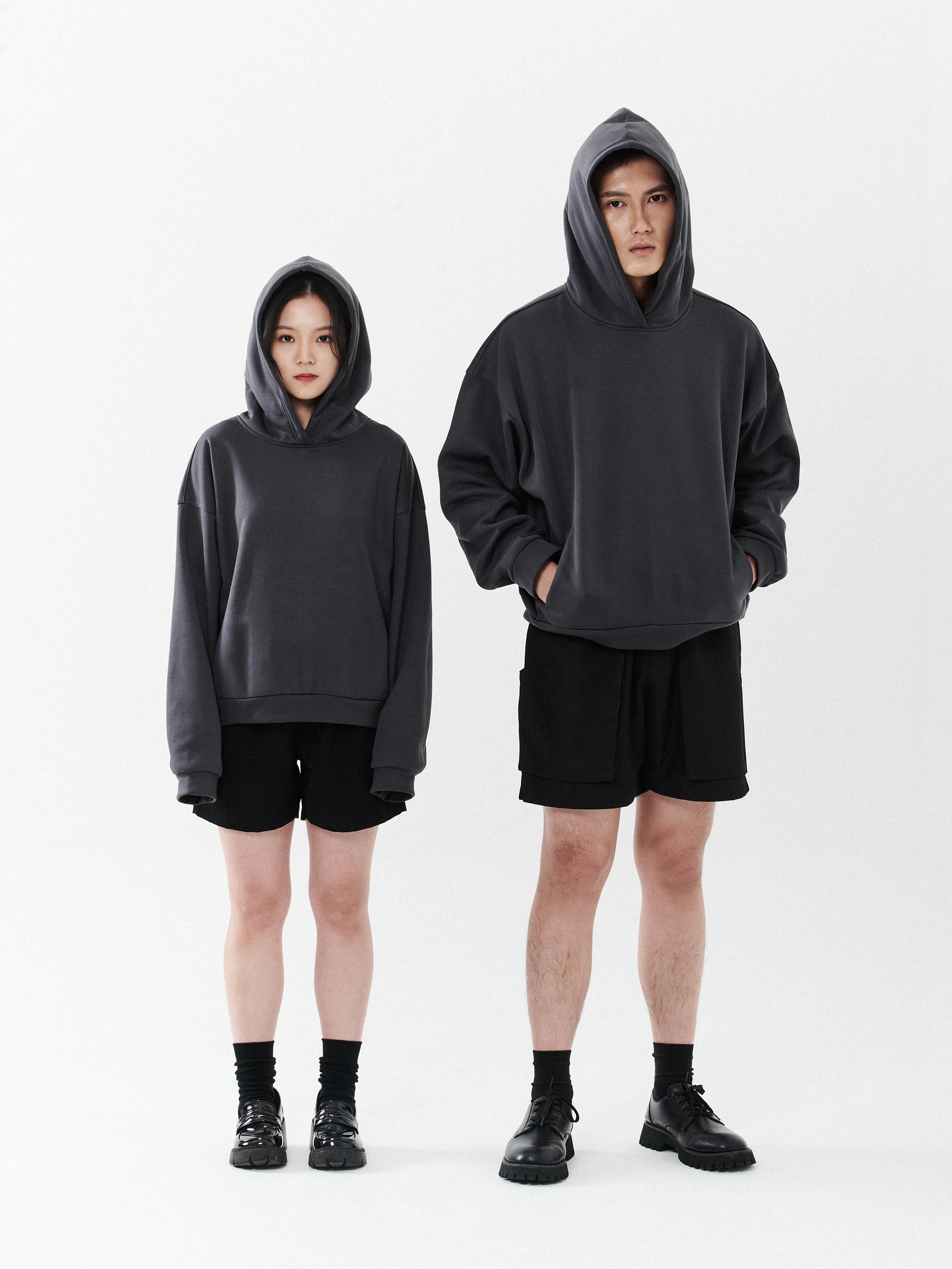 Relaxed Fit Fleece Hoodie