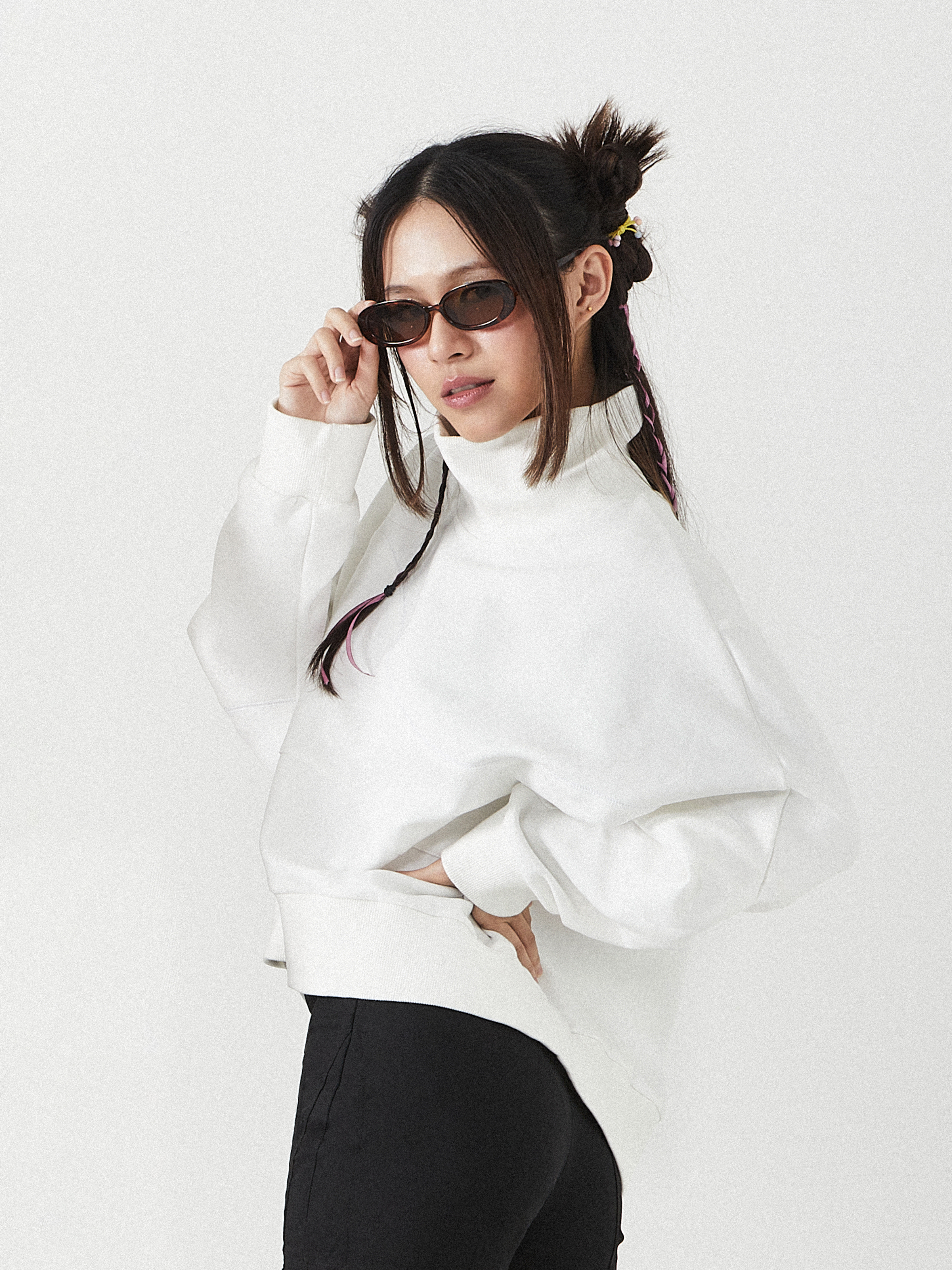 Oversize High Neck Sweater