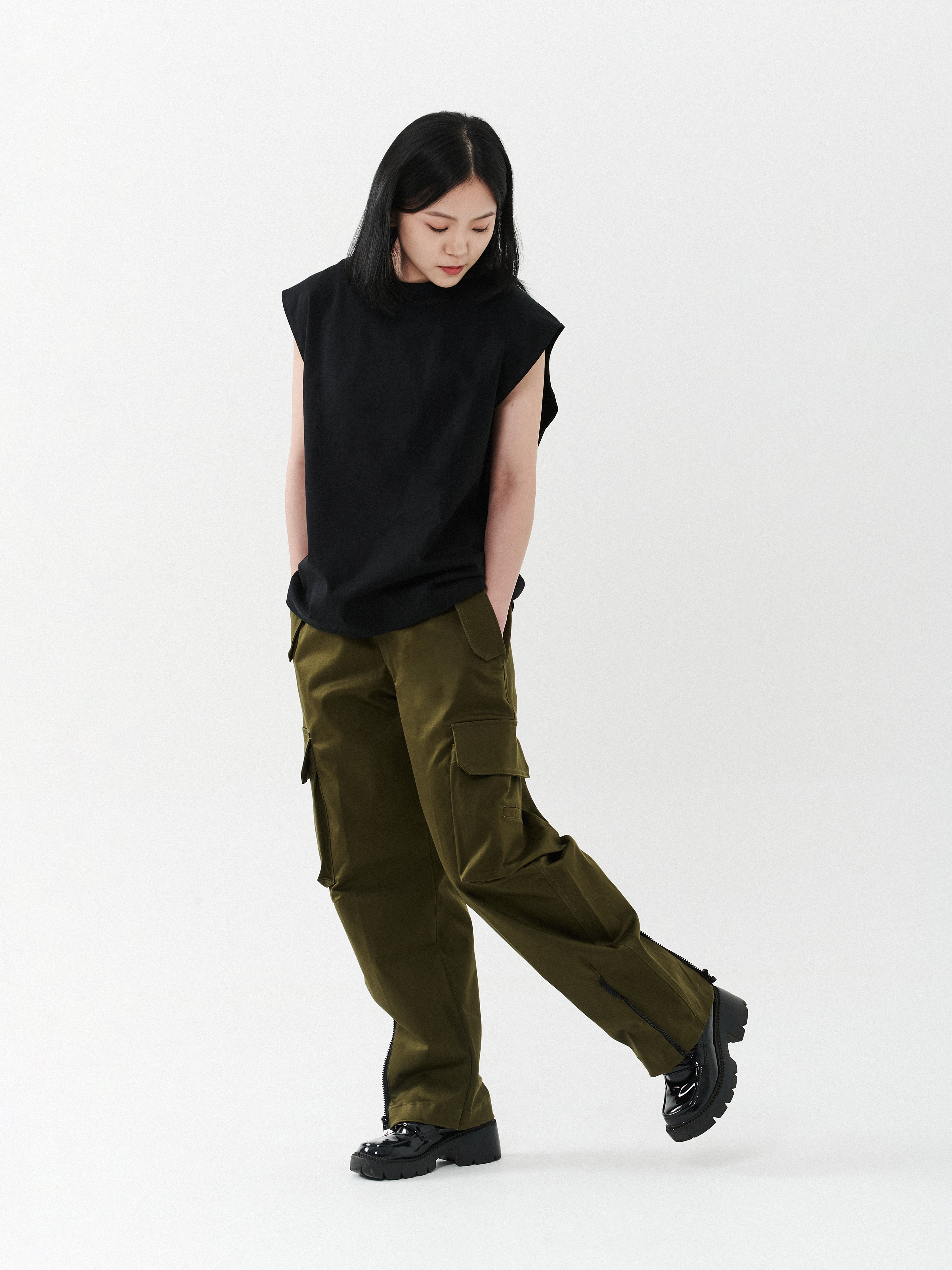 Cotton Sleeveless Vest Top