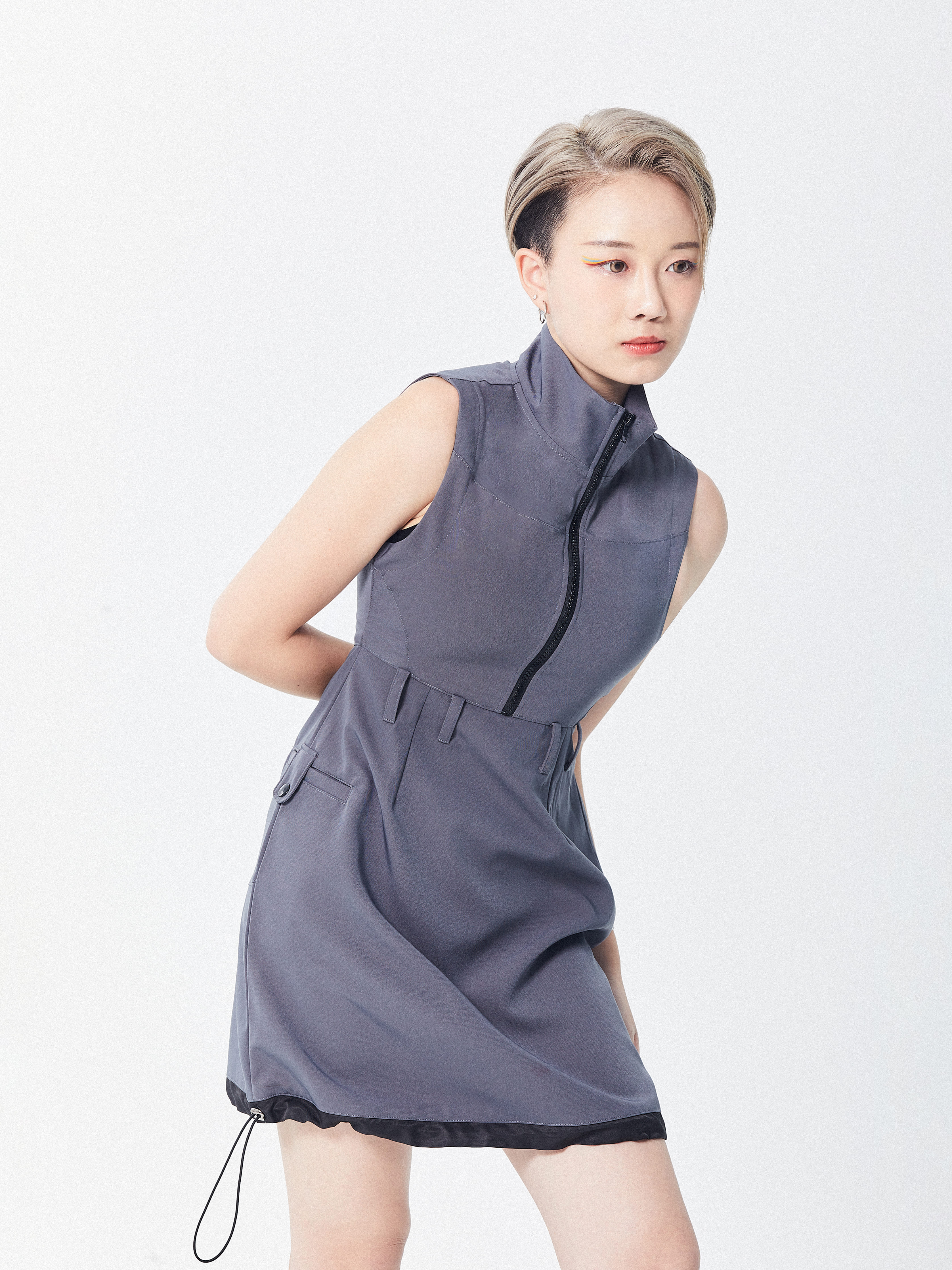 Sleeveless Cargo Dress