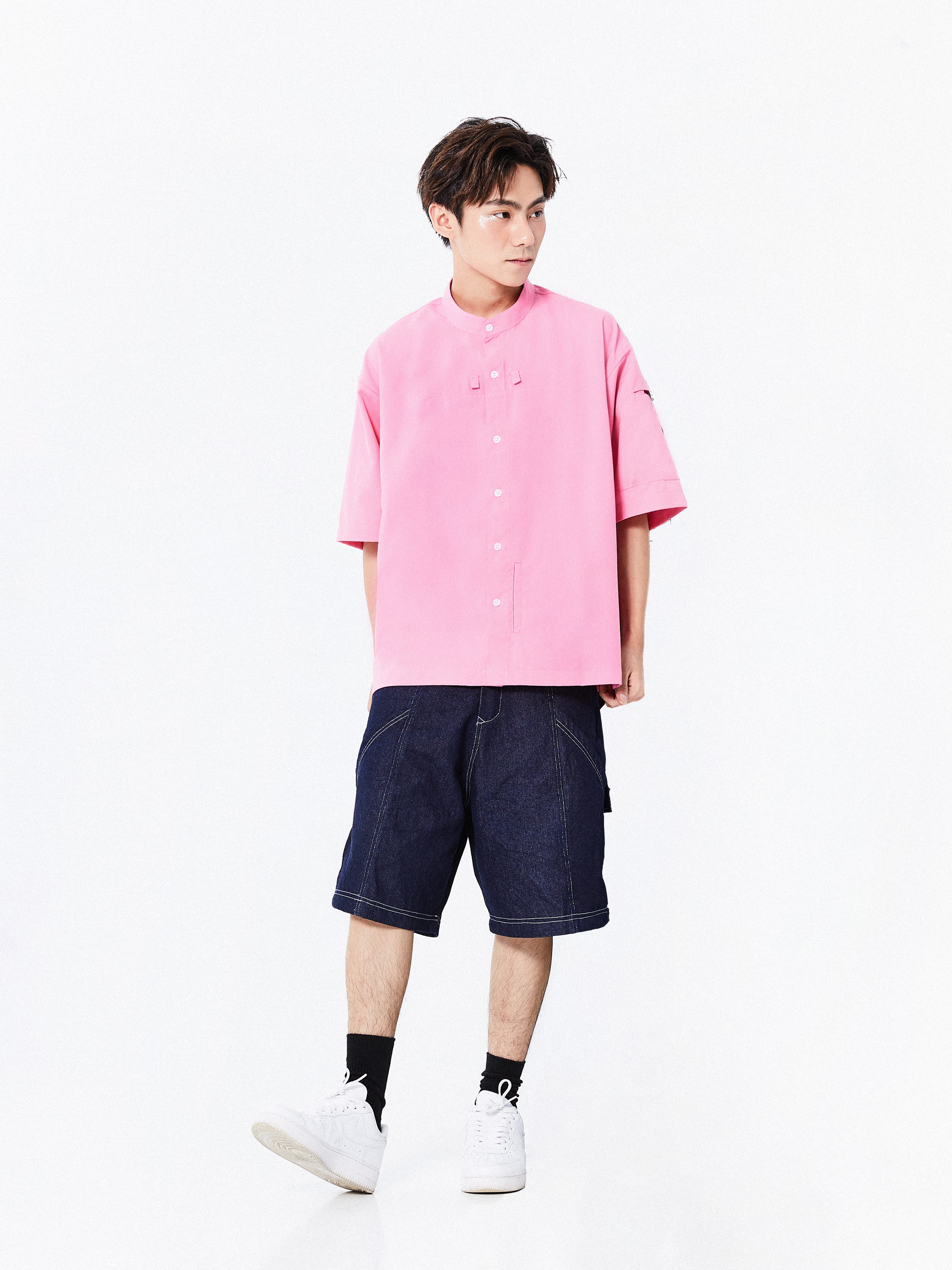 Mandarin Essence Shirt | Pink