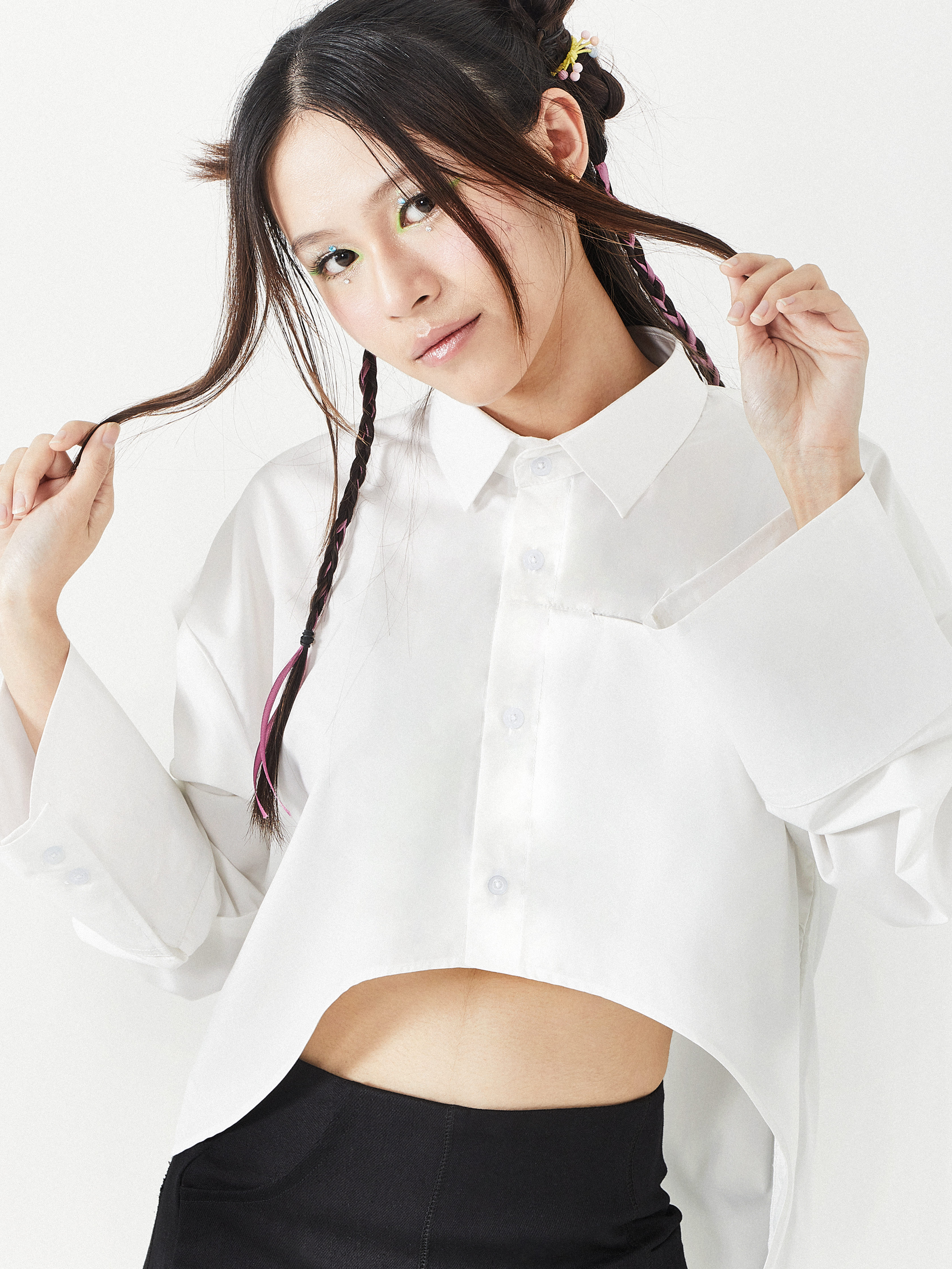 Wrinkle Free Button Down Shirt | White