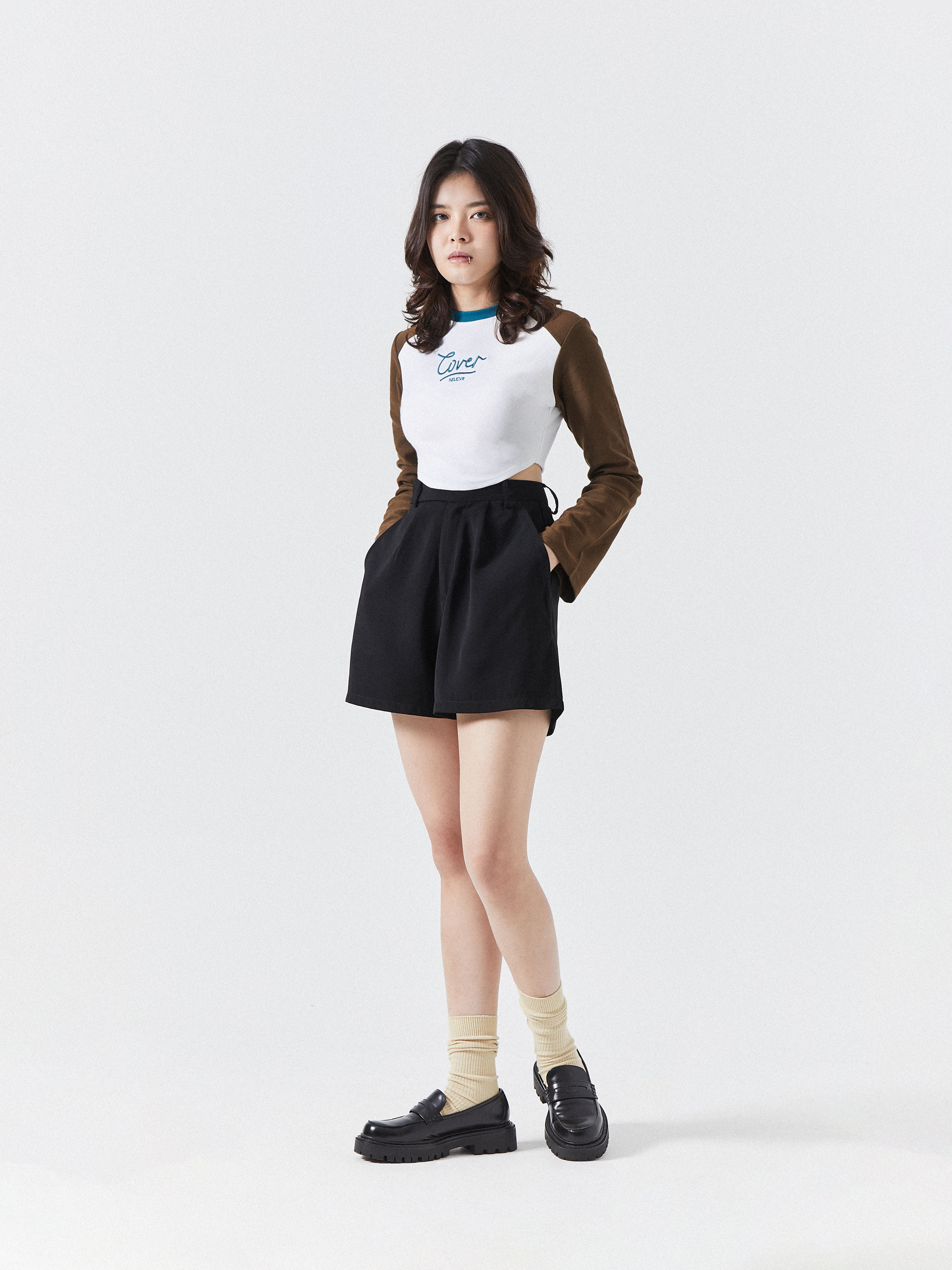 NCVR Cover Raglan Long Sleeves Crop