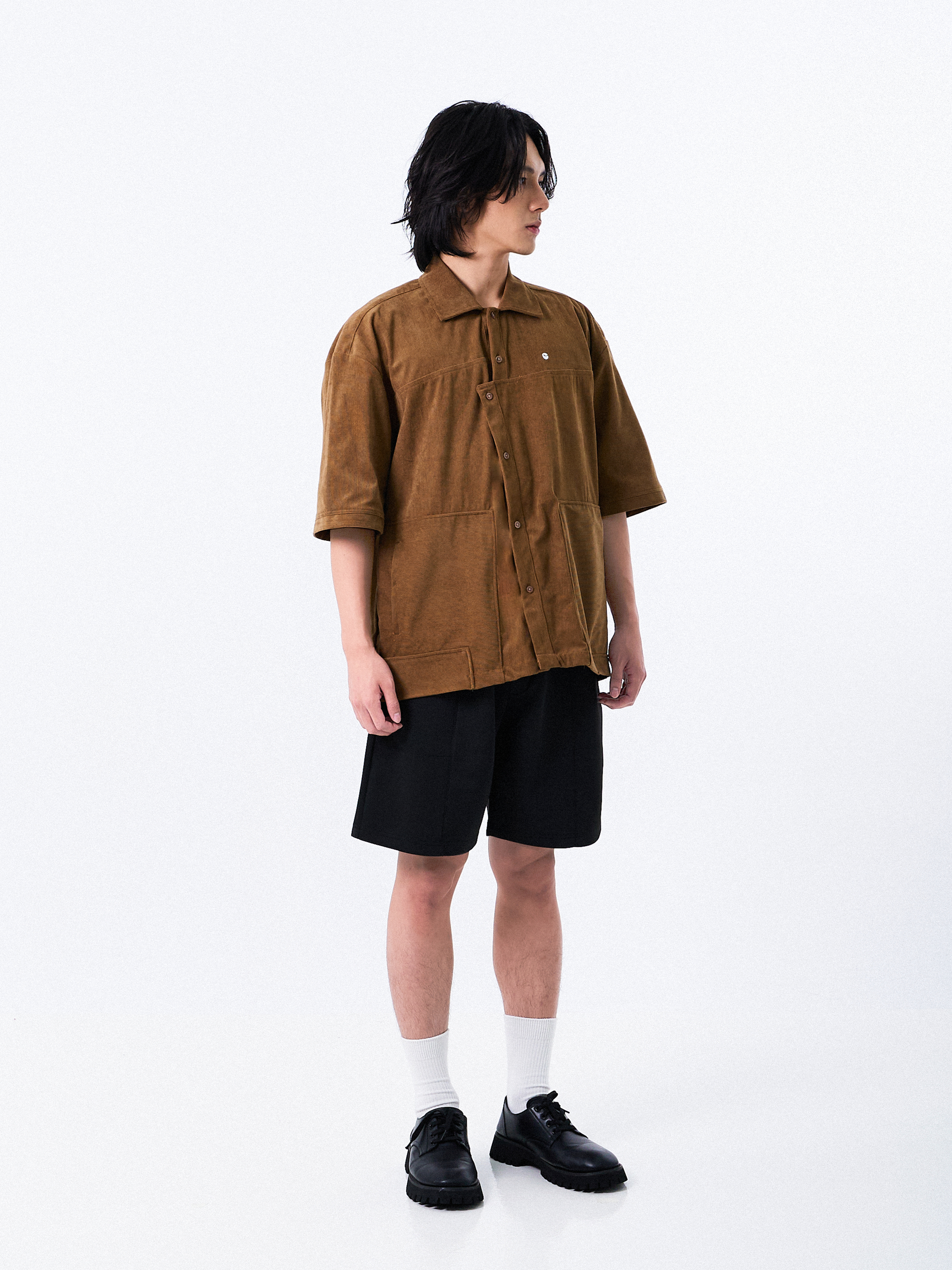 Retro Edgy Corduroy Shirt